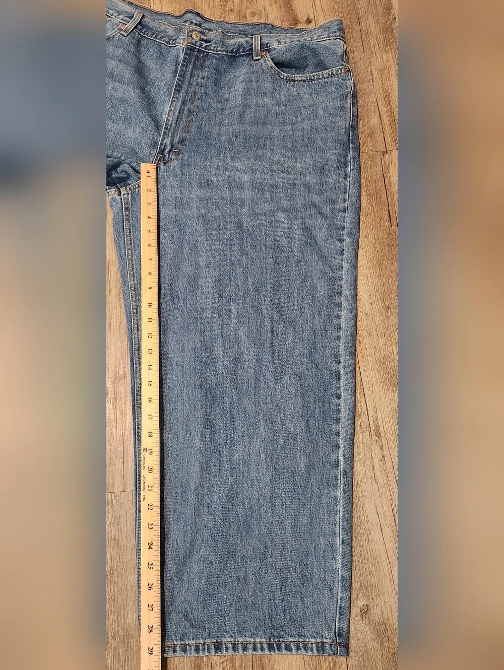 Levi’s 578 Baggy loose fit wide leg Light Wash blue jeans Men’s 44x30 (44x28)